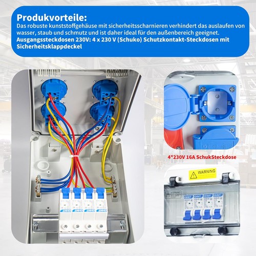 Baustromverteilerkasten 16a - baustromverteilerkasten,