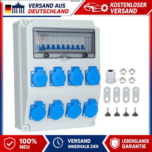 Stromverteiler 8x 230v - stromverteiler,